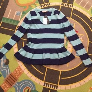 NWT Banana Republic sz S striped sweater